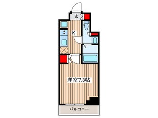 ドゥーエ日暮里の物件間取画像